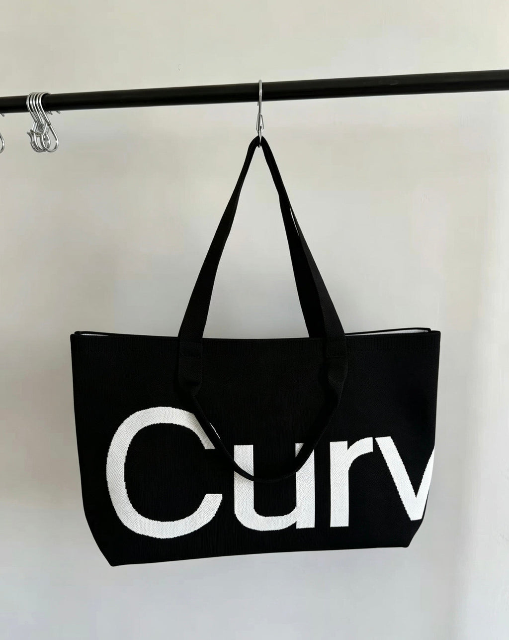 Curves Knit Tote (Lemongrass)