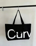 Curves Knit Tote (Lemongrass)