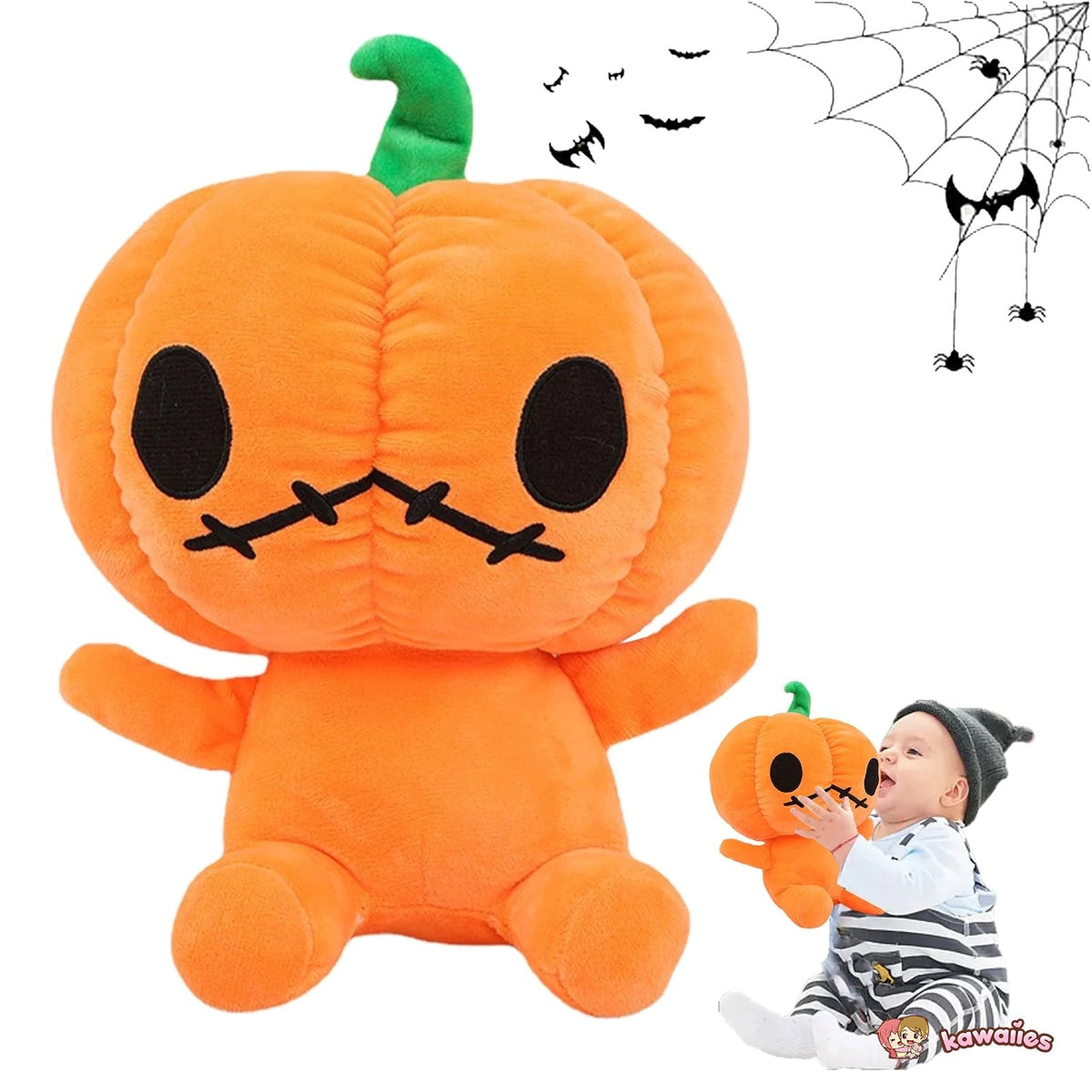 Adorable Mini Halloween Pumpkin Plush Toy